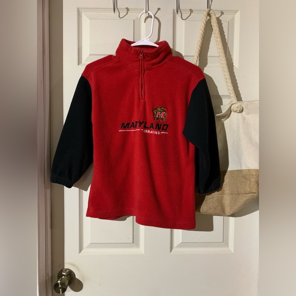 Kids Starter Maryland Terrapins Pullover Fleece
